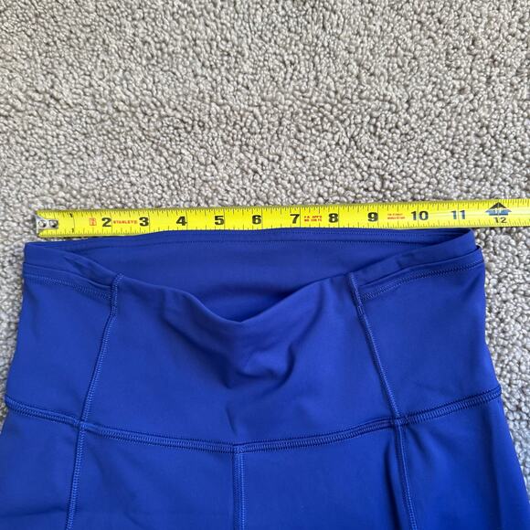 EUC Lululemon Fast and Free Crop II 19" *Non-Reflective - Larkspur Size 4 - Picture 11 of 11